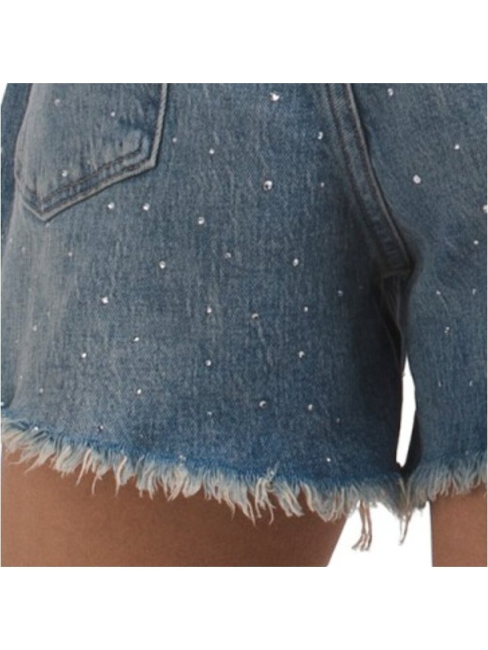 JOE'S The Jessie Relaxed Shorts With Crystals - Picture 4 of 5